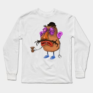 potato head before coffee Long Sleeve T-Shirt